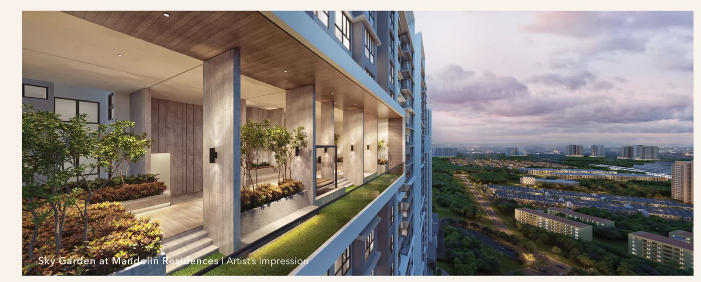 Mandolin Residences Sky Garden Level 30 corridor